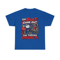 Mechanic T-Shirt – “The Bolt Came Out, The Threads Chose Not To” Vintage Garage Tee