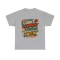 Looks Straight From Here Graphic Tee – Retro Shirt