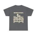 Waiting on Parts T-Shirt — Funny Skeleton Mechanic Tee for Auto Lovers