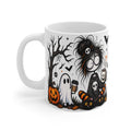 Creep It Together Halloween Mug — Cute Goth Witch & Ghost 11oz Coffee Cup